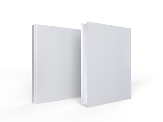 Empty Magazine or Book mockup design isolated on background. Template cover for presentation a publisher, notebook, catalogs, brochures, magazines, diary, journal, booklet, portfolio or publication