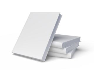 Empty Magazine or Book mockup design isolated on background. Template cover for presentation a publisher, notebook, catalogs, brochures, magazines, diary, journal, booklet, portfolio or publication