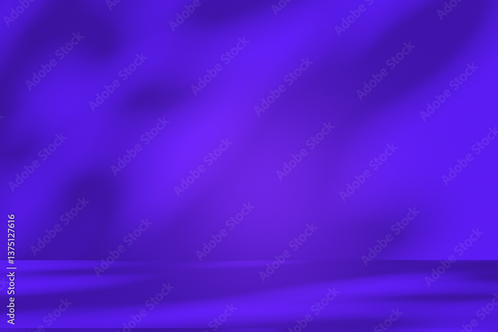 Poster wall interior background, studio and backdrops show products.with shadow from window color white and