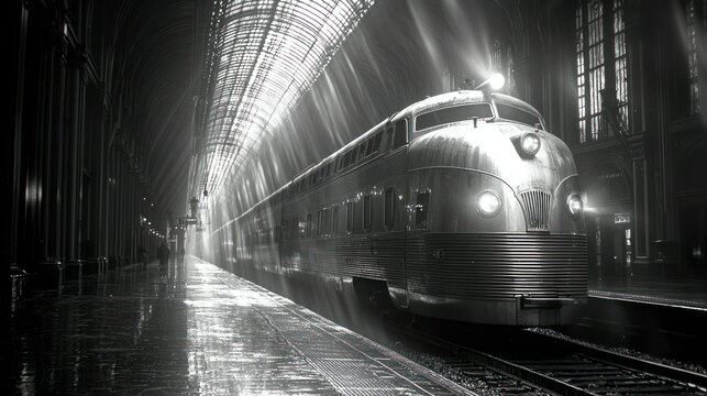 Majestic Streamliner Train at Grand Station