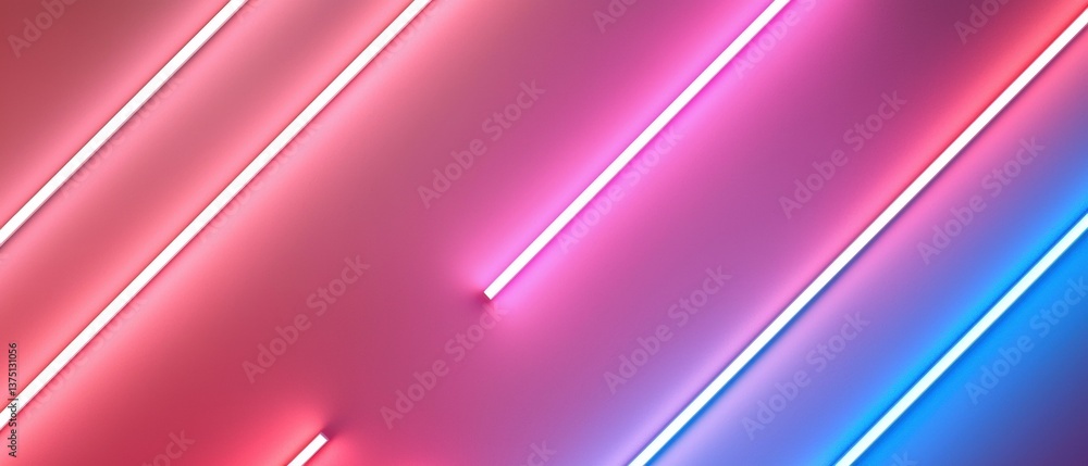 Fototapete abstract background with multiple diagonal lines in different colors. the colors are predominantly p