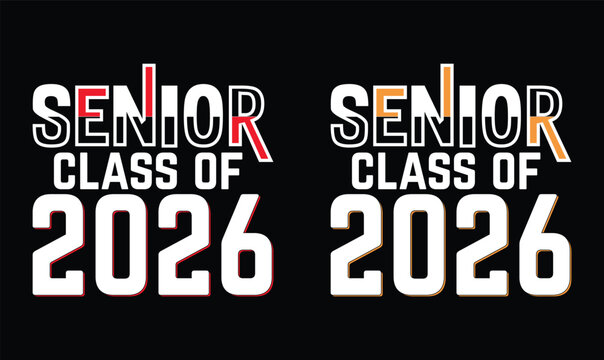 senior class of 2026 t shirt design