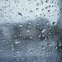 drops of water on the window