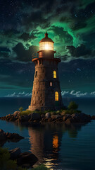 lighthouse on the coast