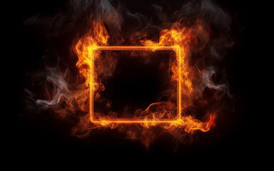 fire in the dark