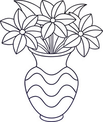 vector illustration of a flower