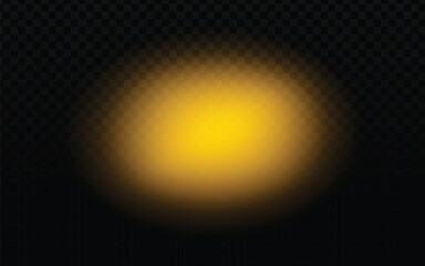 A glowing yellow circle on a dark checkered background, digital design.  Soft, diffused light effect, simple graphic element.  Modern visual, minimalist composition.