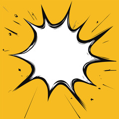 Explosive Expressions, Comic Burst Frames in Action