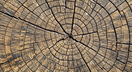 Fototapeta premium Ancient Cypress Tree Stump With Layered, Swirling Growth Patterns