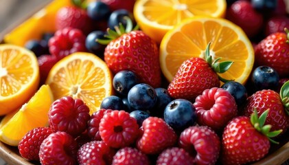 Obraz premium Assortment of dried fruits, arranged aesthetically , raisins, fruit, energy