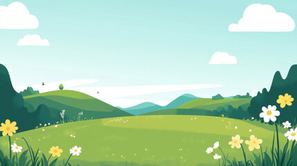 Fototapeta premium Easter egg hunt in nature