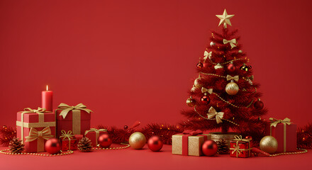 Christmas Red Background