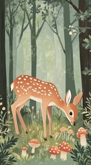 deer in the forest