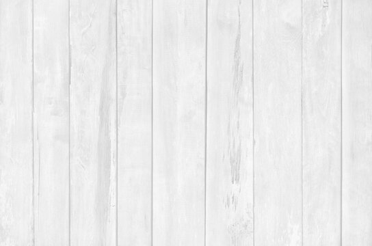 White wood planks texture background with vertical natural patterns for design art work and interior or exterior. - Powered by Adobe
