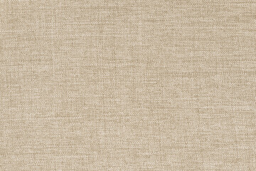 Brown linen fabric texture background, seamless pattern of natural textile.