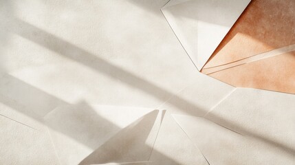 Geometric Harmony A Dance of Light and Texture Background on a Minimalist Canvas Evoking...