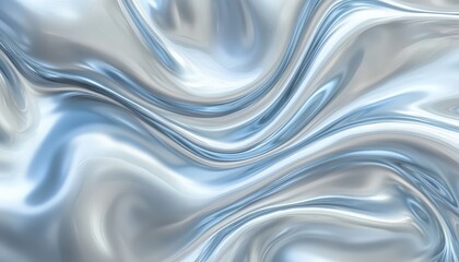 Obraz premium Abstract Liquid Metal Flowing Texture