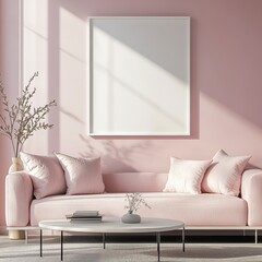 modern living room with sofa