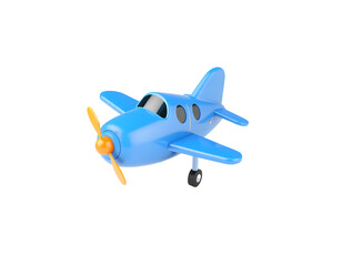 Fototapeta premium Blue Toy Airplane
