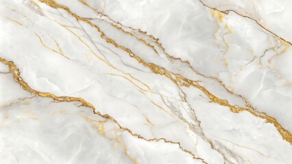 A luxurious high-resolution white marble texture with golden veins, perfect for elegant flooring, countertops, and interior decor.