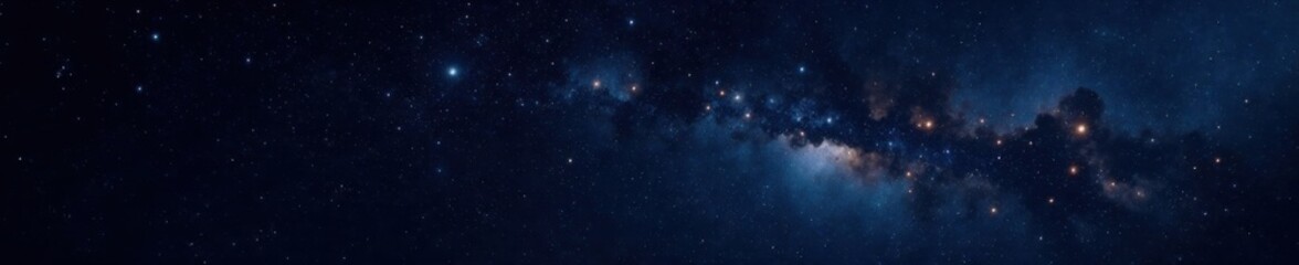 Fototapeta premium Deep Black Background with Twinkling Stars and Constellations, stars, universe, twinkling lights