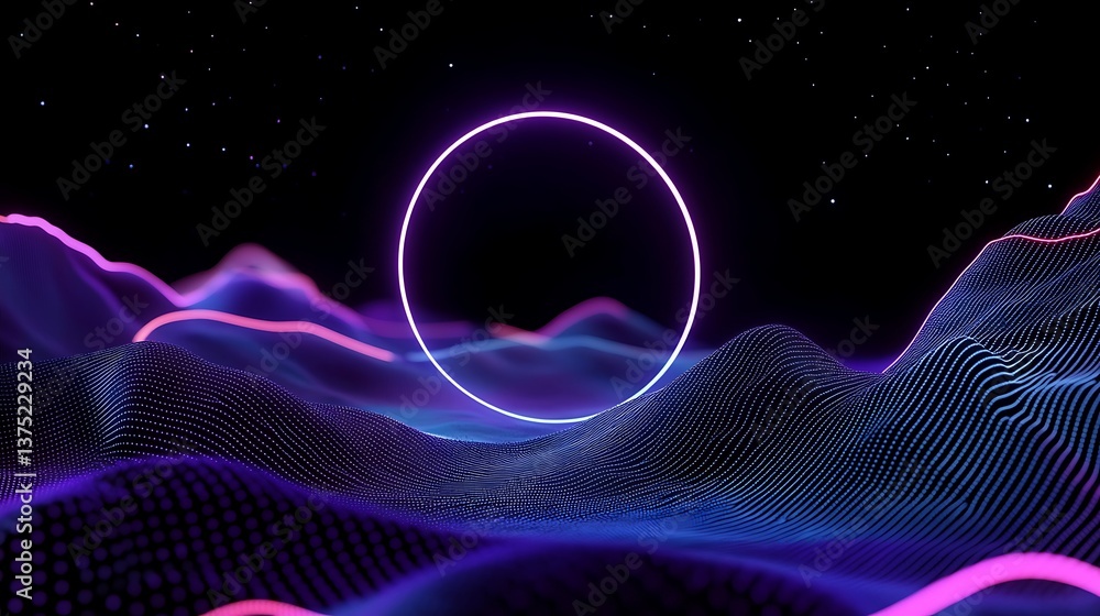 Aufkleber vibrant abstract background with colorful lights and dynamic energy for modern design