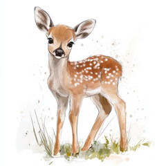 deer in a green grass