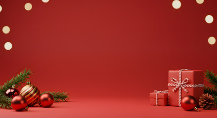 Christmas Red Background