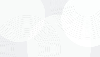 White geometric abstract background overlay oval shape lines. geometric circle shape lines