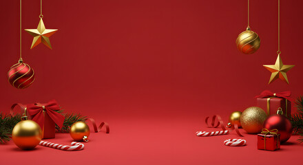 Christmas Red Background