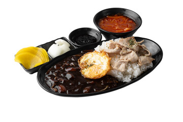 Jajangbap in png file png파일의 짜장밥