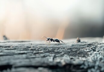 Fototapeta premium ant on the ground