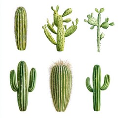 cactus isolated on white