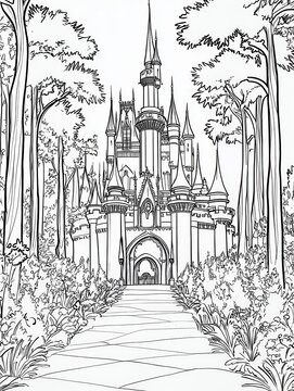 sketch of the church