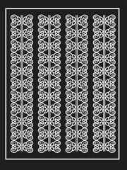Obraz premium ornament batik motif concept outline (20241220100946).eps