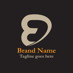 Abstract Company Logo Design with Vector Icon and Modern Business Concept. BD logo.