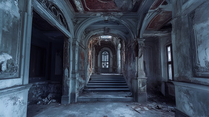 Fototapeta premium horizontal, indoors, no people, photography, reflection, transportation, color image, building exterior, concrete, industry, built structure, architecture, city, day, street, travel, bridge - built