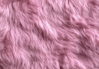 Fototapeta premium Close-up View of Soft Pink Faux Fur Texture