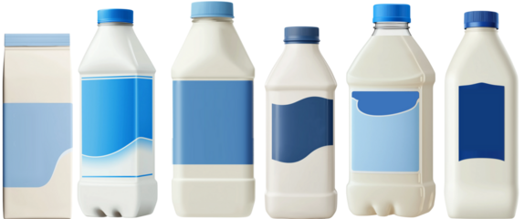 Milk Bottle Packaging Design