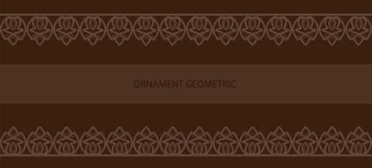 vector frame background with floral ornament