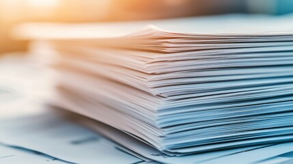 Close-up of a stack of cashwith financial documents.symbolizing illegal financiaactivities, moneylaundering, corruption, o)financial crime concepts