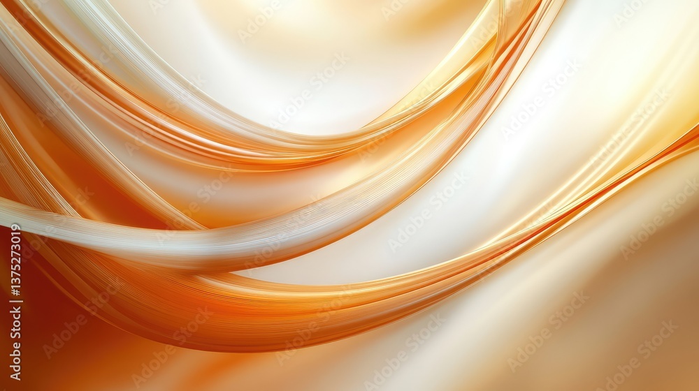 Poster abstract colorful waves made of elastic material stretching dynamically, symbolizing motion and flex