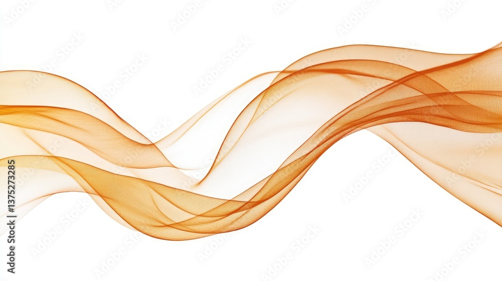 Poster an abstract flowing ribbon stretching and curving dynamically, representing elasticity and flexibili