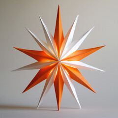 Fototapeta premium sophisticated origami star decor
