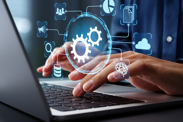 Business process automation BPA and robotic process automation RPA systems. API automation and data...