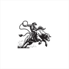 Fearless Rider Conquers a Raging Bull Arena