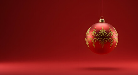 Fototapeta premium Christmas Red Background