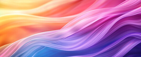 Obraz premium Abstract background with colorful gradient waves in soft hues, creating serene and dynamic visual experience. flowing lines evoke sense of movement and tranquility