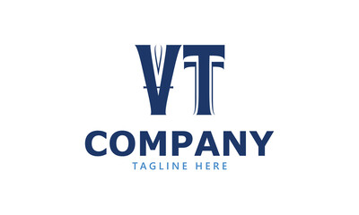 VT V vt initial logo | initial based abstract modern minimal creative logo, vector template image. luxury logotype logo, real estate homie logo. typography logo. initials logo