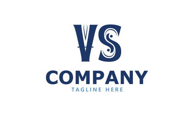 VS V vs initial logo | initial based abstract modern minimal creative logo, vector template image. luxury logotype logo, real estate homie logo. typography logo. initials logo